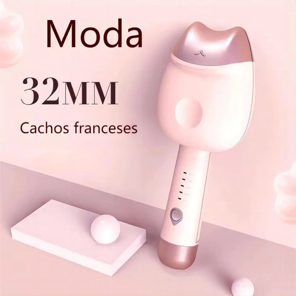 Modelador de Cabelo Gatinho Portátil Zaya – Ondas Perfeitas em Minutos