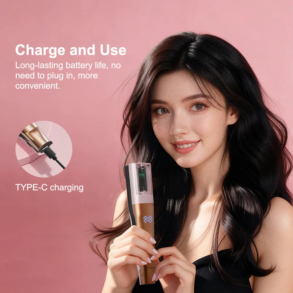 Aparador Automático de Pontas Duplas Zaya – Cabelo Saudável em Minutos