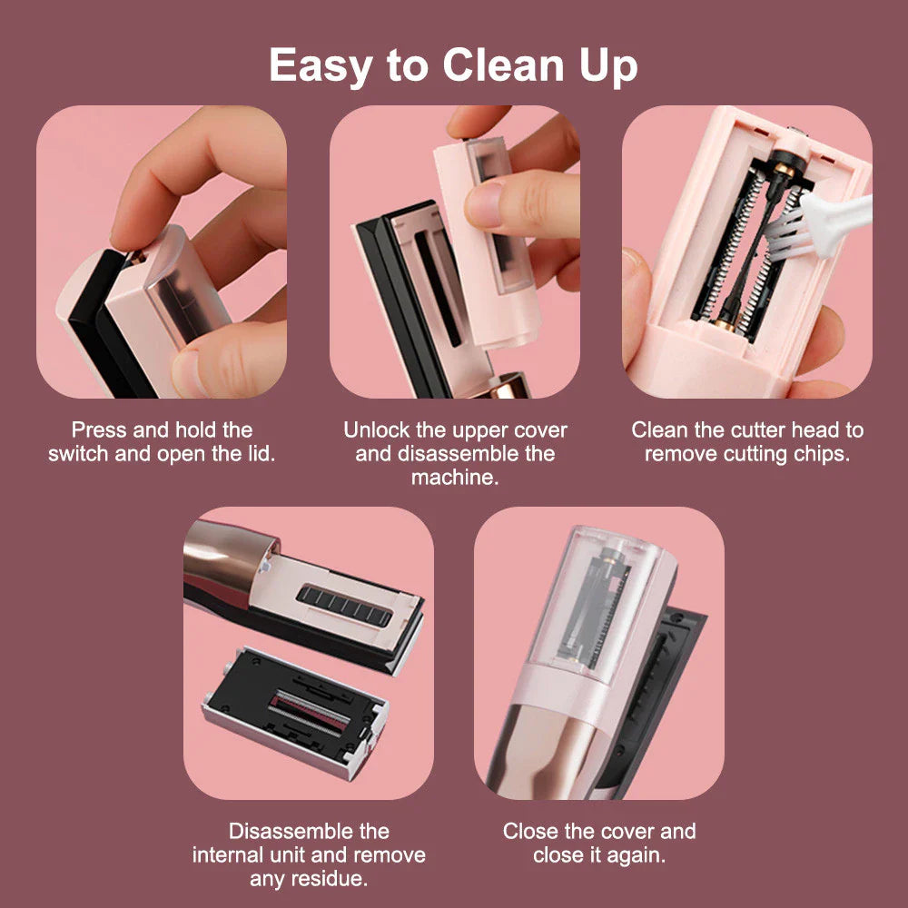 Aparador Automático de Pontas Duplas Zaya – Cabelo Saudável em Minutos